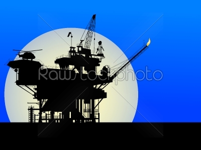 Oil platform 