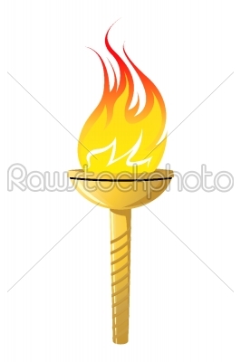 Olympic torch icon