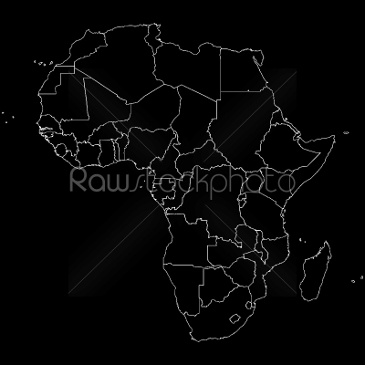 Outline Africa map