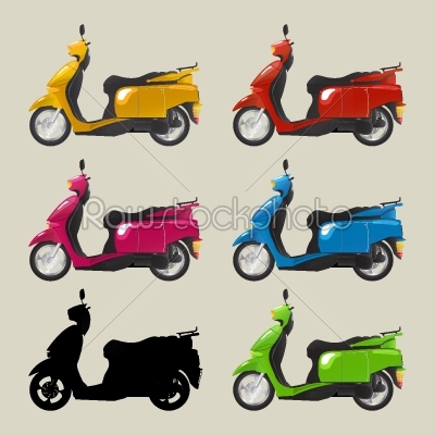 Retro scooters