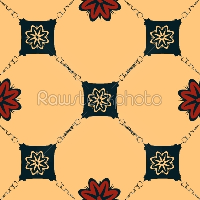 Seamless Art Nouveau tile