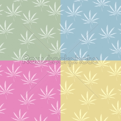 Seamless cannabis pattern