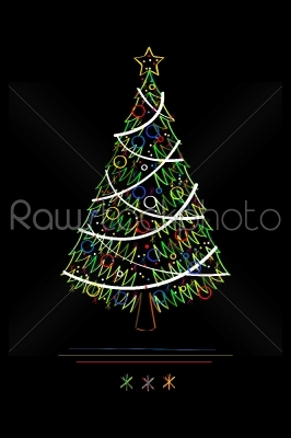 Stylish Christmas tree