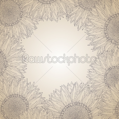 Sunflower frame design