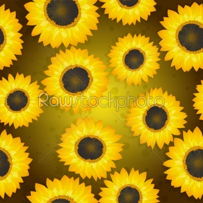 Sunflowers seamless