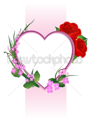 Valentines Day floral composition
