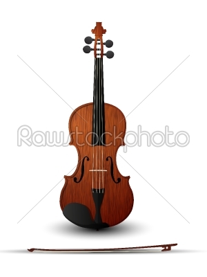 Violin and bow 