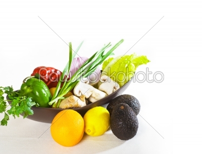 assorted vegetables and fruits