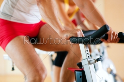 Bicycle Spinning in gym