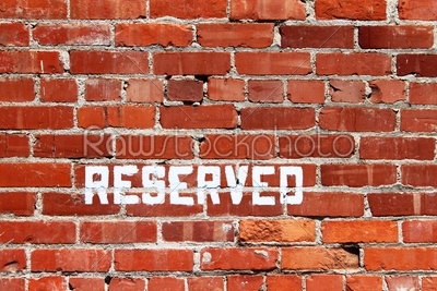 Brick Wall Reserved