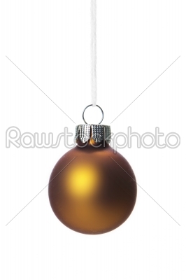 brown christmas ornament