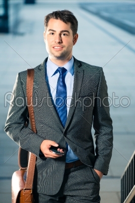 businessman going tobusiness appointment 