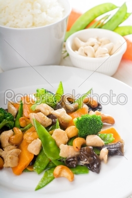 chicken and vegetables
