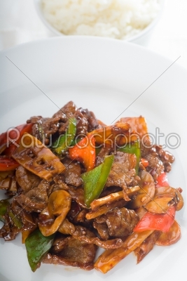 Chinese beef and vegetables