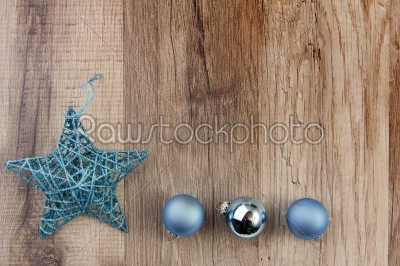 christmas decoration turquoise