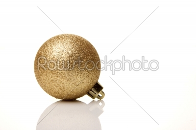 christmas ornament gold