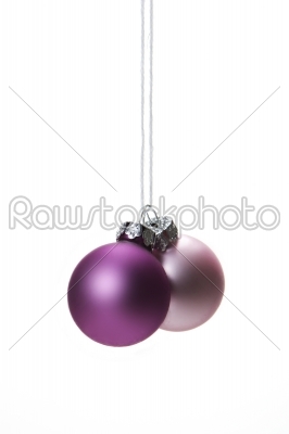 christmas ornament purple