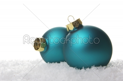 christmas ornament turpuoise