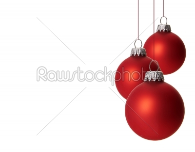 christmas ornaments red