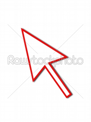 Cursor Arrow Mouse Red Line
