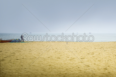 Empty Sea beaches after Worldwide pandemic Covid19 Corona situat