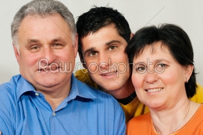 Family with adult son