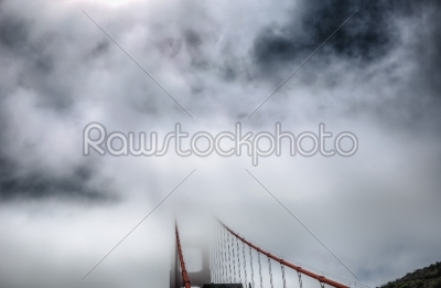 Fog with Golden Gate Bridge