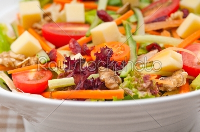 Fresh colorful healthy salad