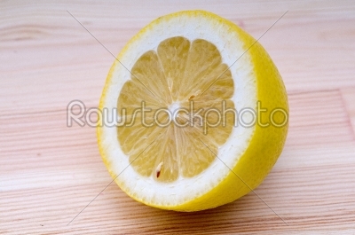 fresh half lemon
