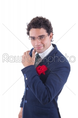 gentleman and seducer in suit