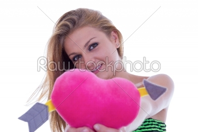 girl gives her heart
