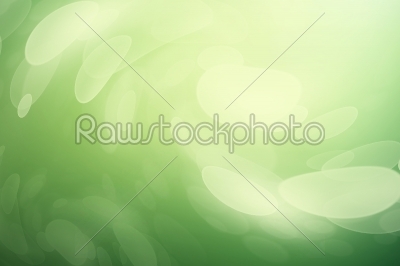 Green background with abnormal magic bokeh lights