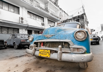 HAVANA, CUBA,  An old American car in Havana