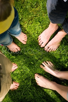 Healthy feet - standing together