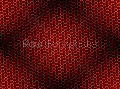 Honeycomb Background Seamless Red