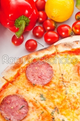 Italian original thin crust  pepperoni pizza