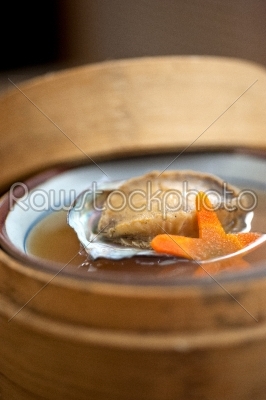 Japanese style abalone soup 
