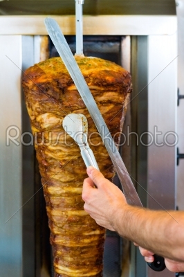 Kebab - hot Doner with fresh ingredients