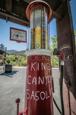 Kings canyon lodge gas station the last at this road on AUGUST 30, 2013 in Kings canyon