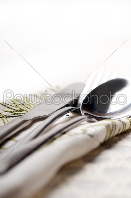 knife fork and spoon macro 