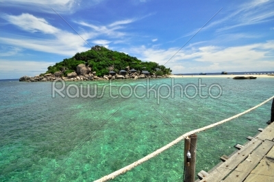 Koh Tao Boardwalk  - a paradise island in Thailand.