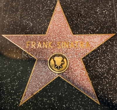 LOS ANGELES, USA - AUGUST 23: Frank Sinatra Hollywood Star,2013