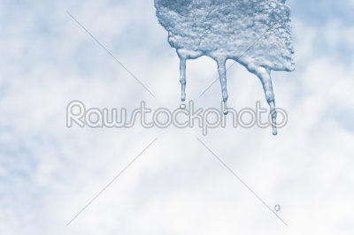 Melting icicle with water_drop_s
