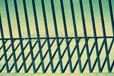metal rail fencing compound