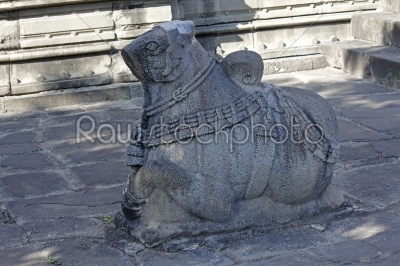 Nandi at Changwateshwar Temple near Saswad, Maharashtra, India