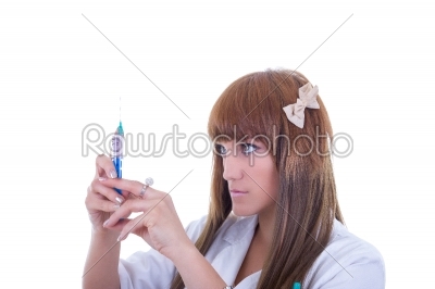 nurse is prepared for surgery