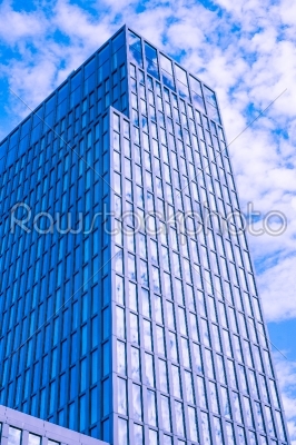 Offices with sky reflection