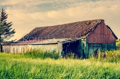 Old barn house in the country