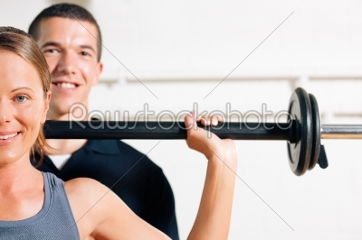Personal Trainer in gym