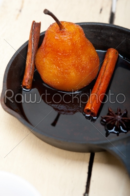 poached pears delicious home made recipe 